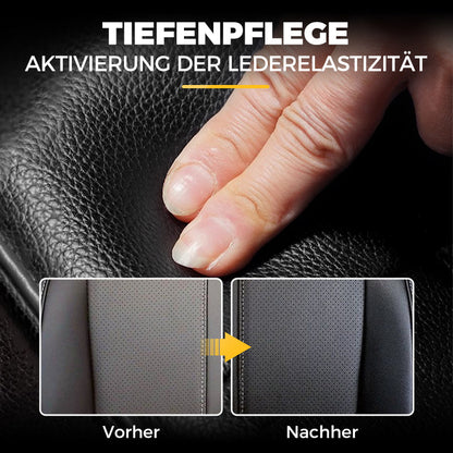 🧼 KAUFEN 2 ERHALTEN 3! ✨ Reinigungs- & Pflegecreme für Leder - Tiefenreinigung mit Natürlichen Ölen für Möbel, Autositze & Accessoires 🛋️🌟