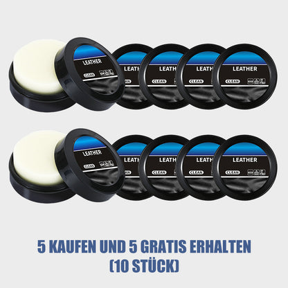 🧼 KAUFEN 2 ERHALTEN 3! ✨ Reinigungs- & Pflegecreme für Leder - Tiefenreinigung mit Natürlichen Ölen für Möbel, Autositze & Accessoires 🛋️🌟