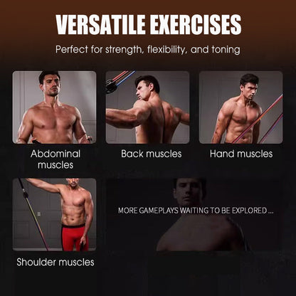 🔥Solange der Vorrat reicht 50 % Rabatt!🎉13-teiliges Widerstandsbandset mit Griff für das Heimfitnessstudio🏋️‍♂️