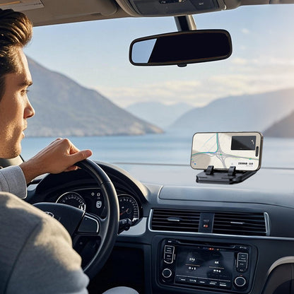 📱 JETZT 60 % RABATT! ✨ 360° drehbarer, faltbarer Handyhalter – universell kompatibel mit rutschfester Unterseite für Schreibtisch, Auto und Reisen 🚗💻