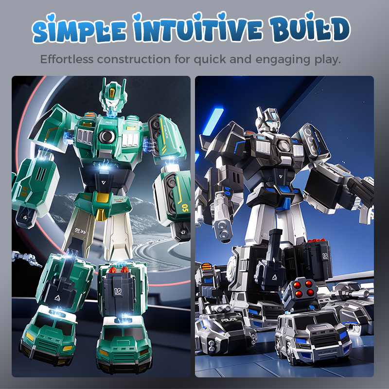 💥 ZEITLICH BEGRENZTES ANGEBOT! 🔥9-in-1 magnetisches transformierendes Auto- und Roboterspielzeug