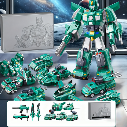 💥 ZEITLICH BEGRENZTES ANGEBOT! 🔥9-in-1 magnetisches transformierendes Auto- und Roboterspielzeug