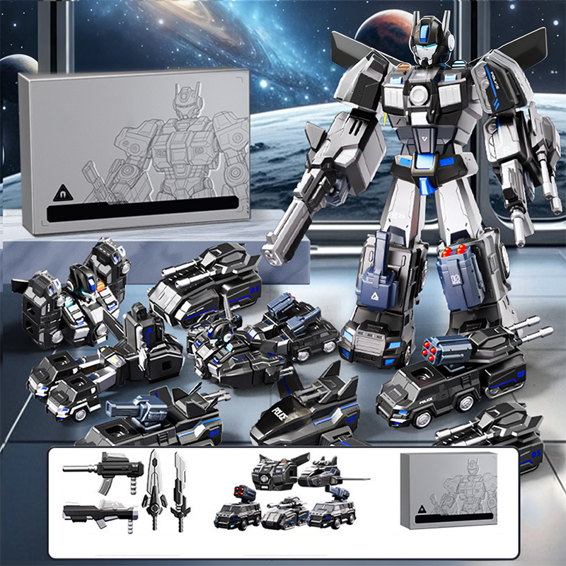 💥 ZEITLICH BEGRENZTES ANGEBOT! 🔥9-in-1 magnetisches transformierendes Auto- und Roboterspielzeug