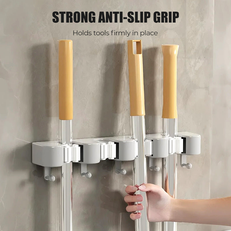 Wandhalterung für Mopp und Besen