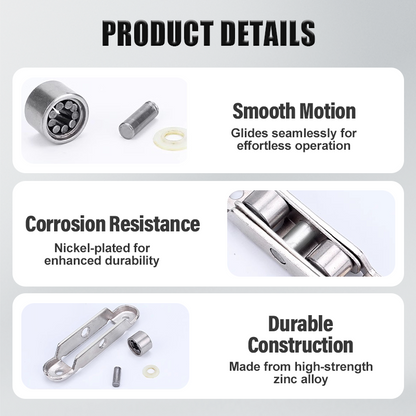 💥2025 Neues Upgrade⚡80/88 Riemenscheibe aus Zinklegierung für PVC-Fenster und -Türen