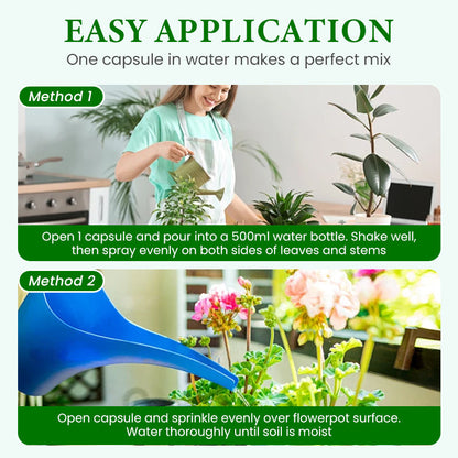 Wasserlösliche Insektizid-Kapseln für gesunde Blumen