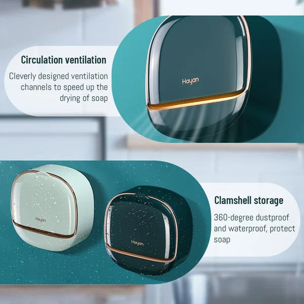 Wasserdichte Seifenschale mit Abtropfkasten 🎅 Weihnachts-Must-Have🎅