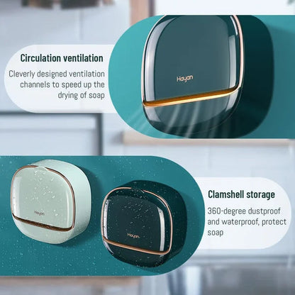 Wasserdichte Seifenschale mit Abtropfkasten 🎅 Weihnachts-Must-Have🎅