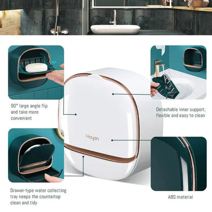 Wasserdichte Seifenschale mit Abtropfkasten 🎅 Weihnachts-Must-Have🎅