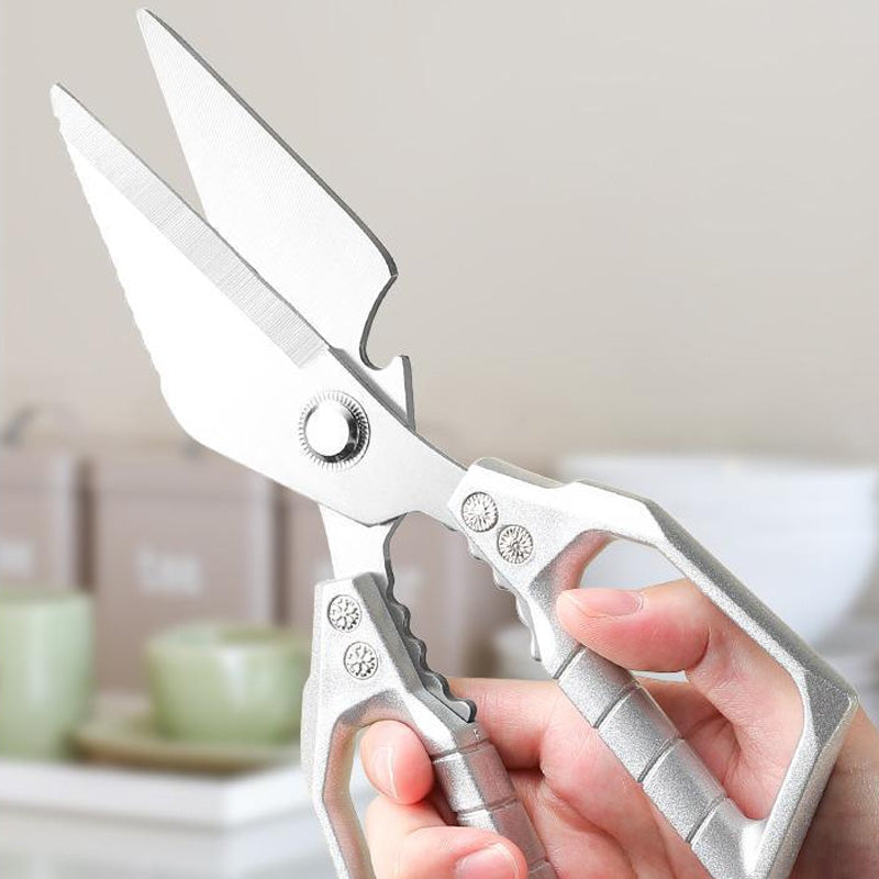 ✂️ 50% RABATT! ✨ MULTIFUNKTIONSCHEERE - Hochleistungs-Küchen- & Geflügelschere, Rutschfester Griff, Zerkleinert Kräuter & Nüsse, Spülmaschinenfest 🍗🌿