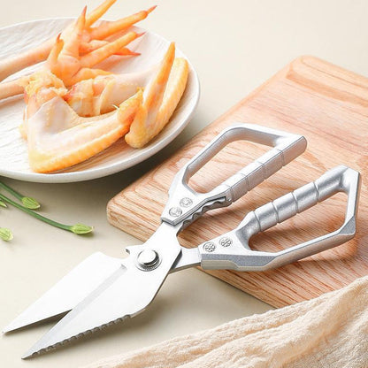 ✂️ 50% RABATT! ✨ MULTIFUNKTIONSCHEERE - Hochleistungs-Küchen- & Geflügelschere, Rutschfester Griff, Zerkleinert Kräuter & Nüsse, Spülmaschinenfest 🍗🌿