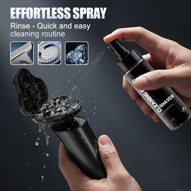 📢📢50% RABATT!!! ✨Elektrischer Rasierapparat-Reinigungsspray für das Schutzzubehör