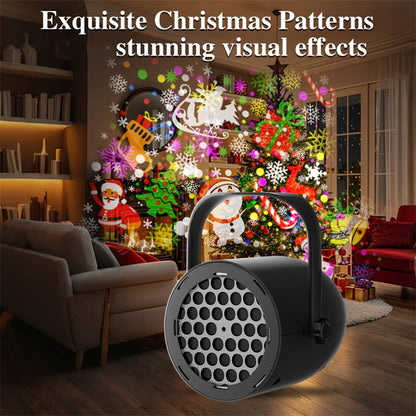 🎁🎅Weihnachts-Sonderverkauf – 50 % Rabatt💝16-Muster-USB-Weihnachtsprojektorleuchte🎄