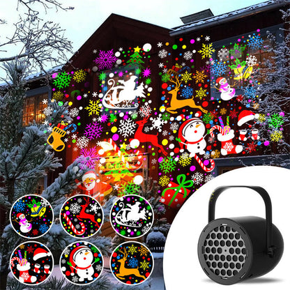 🎁🎅Weihnachts-Sonderverkauf – 50 % Rabatt💝16-Muster-USB-Weihnachtsprojektorleuchte🎄