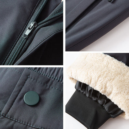 Gefütterte Herren-Thermohose mit Graphen-Kniepolster