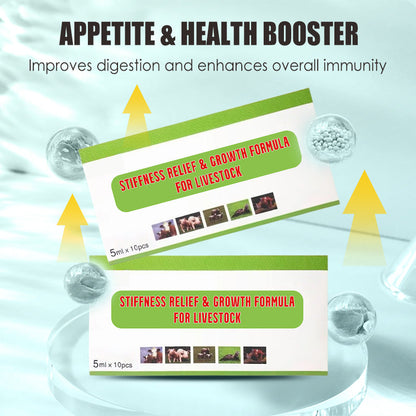 Formel zur Linderung von Steifheit und Förderung des Wachstums bei Nutztieren