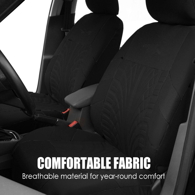 Autositzbezug-Set mit Reifenprofil-Muster