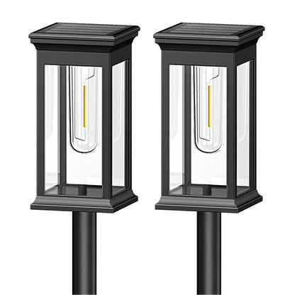 🌞 Solar-Gartenleuchte mit Filament-Optik – Wasserdicht & ideal für Wege und Rasen