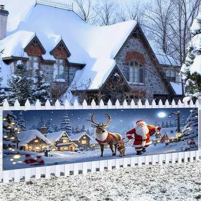 🔥Black-Friday-Mega-Angebot – 50 % Rabatt!🔥Weihnachtsbanner für draußen zum Aufhängen