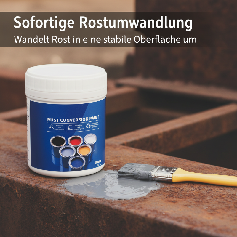 🛡️💧 50 % Rabatt❤️‍🔥Wetterfeste Rostumwandlungsfarbe für Metall