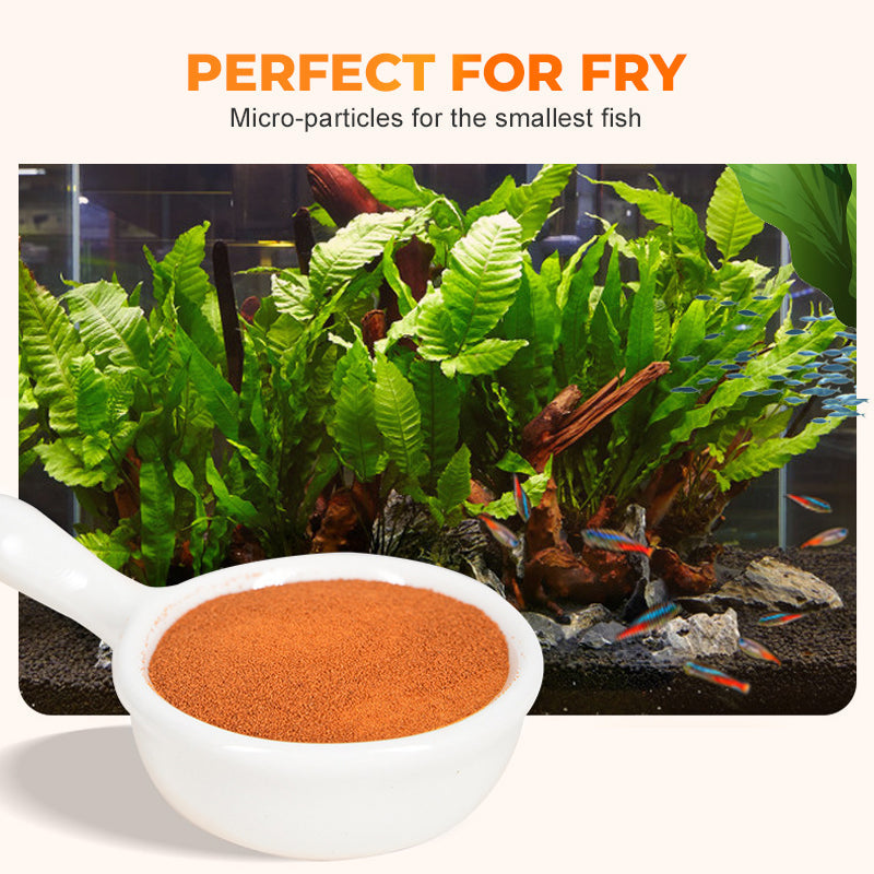 Entkapselte Salinenkrebs-Eier als Fischfutter