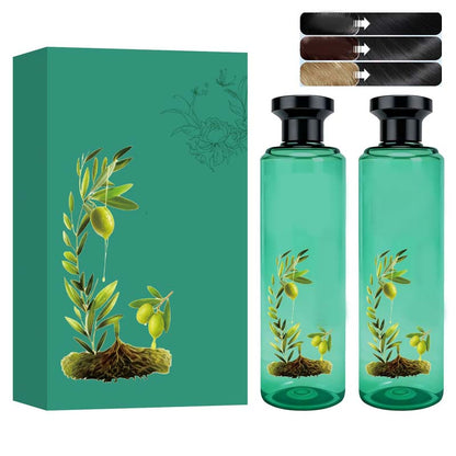 🌿 50% RABATT JETZT! 🔥 Langlebige Haarfarbe mit Ätherischen Ölen - Sanft zur Kopfhaut & Strahlender Glanz, perfekt für Natürliche Grauabdeckung ✨