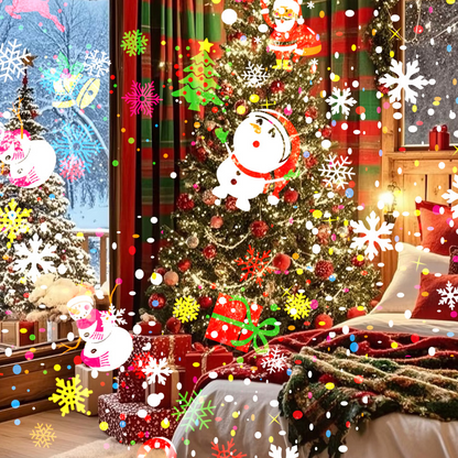 Rotierender LED-Weihnachtsmuster-Projektor