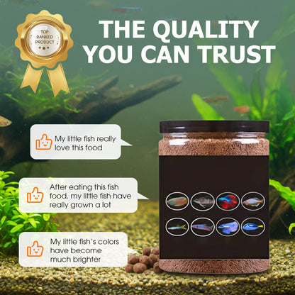 Proteinreiches Fischfutter für kleine Fische