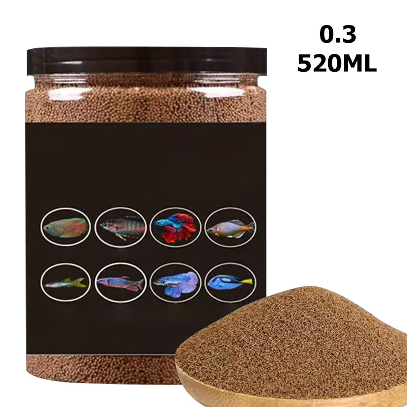 Proteinreiches Fischfutter für kleine Fische