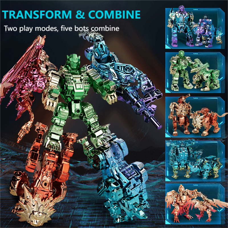 Fantastisches Tier-Roboter-Spielzeug zum Transformieren für Kinder