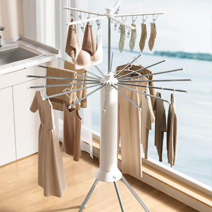 Tintenfisch-Wäscheständer