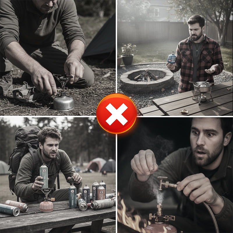 ⛺ Gasflaschen-Nachfüllventil – Sparen Sie Brennstoffkosten für Ihre Outdoor-Abenteuer! ✨