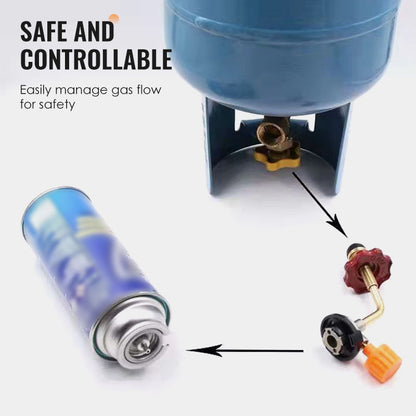 ⛺ Gasflaschen-Nachfüllventil – Sparen Sie Brennstoffkosten für Ihre Outdoor-Abenteuer! ✨