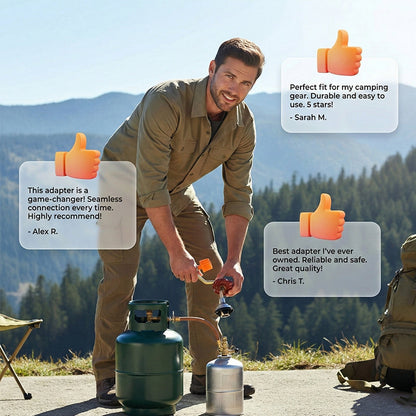 ⛺ Gasflaschen-Nachfüllventil – Sparen Sie Brennstoffkosten für Ihre Outdoor-Abenteuer! ✨