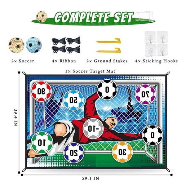 ⚽ ✨ Kinder Fußball-Spielset – Authentisches Fußballerlebnis zu Hause &amp; draußen! ✨