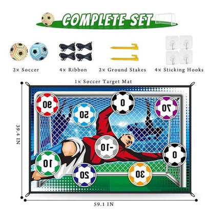 ⚽ ✨ Kinder Fußball-Spielset – Authentisches Fußballerlebnis zu Hause &amp; draußen! ✨