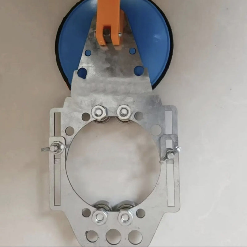 Präziser Fliesen-Bohrlochpositionierer mit Saugnapf