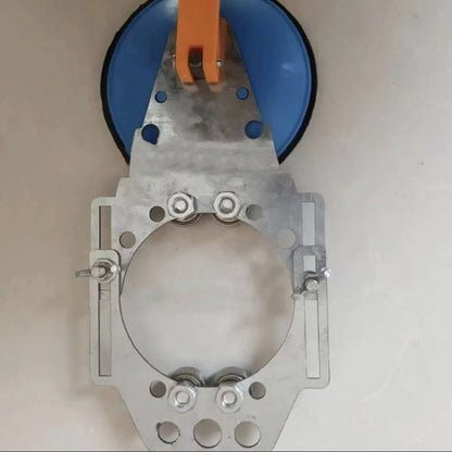 Präziser Fliesen-Bohrlochpositionierer mit Saugnapf