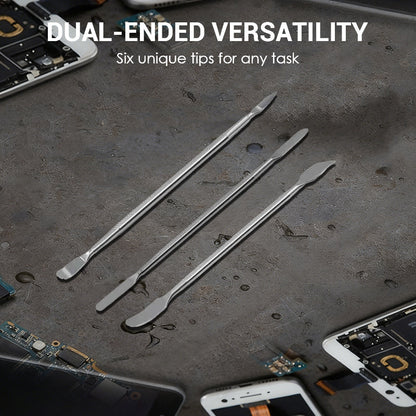 🔧 ELEKTRONIK-REPARATURWERKZEUGSET – 3-in-1 Doppelkopf-Design • Chrom-Vanadium-Stahl • Rutschfester Griff • Vielseitig Kompatibel