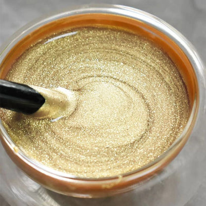 ✨🏠 50% Rabatt: Umweltfreundliche wasserbasierte Goldfarbe – Höchste Wetterbeständigkeit & einfache Anwendung für elegante Innen- & Außendekoration! ✨👍