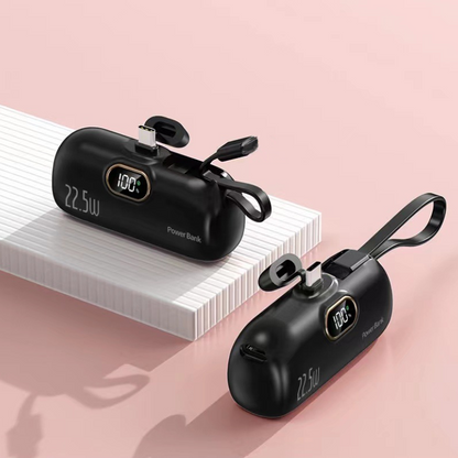 🔋 49% RABATT! 📱 Mini-Powerbank 5000mAh – Tragbar, Schnellladung & Perfekt für Unterwegs ✨