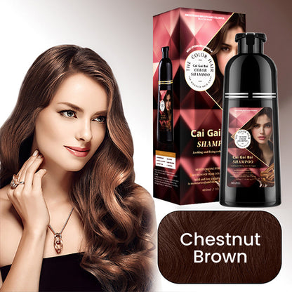 🍎 JETZT 50 % RABATT!✨ Sofortige Haarfärbeshampoo mit Kräuterextrakten für Männer & Frauen