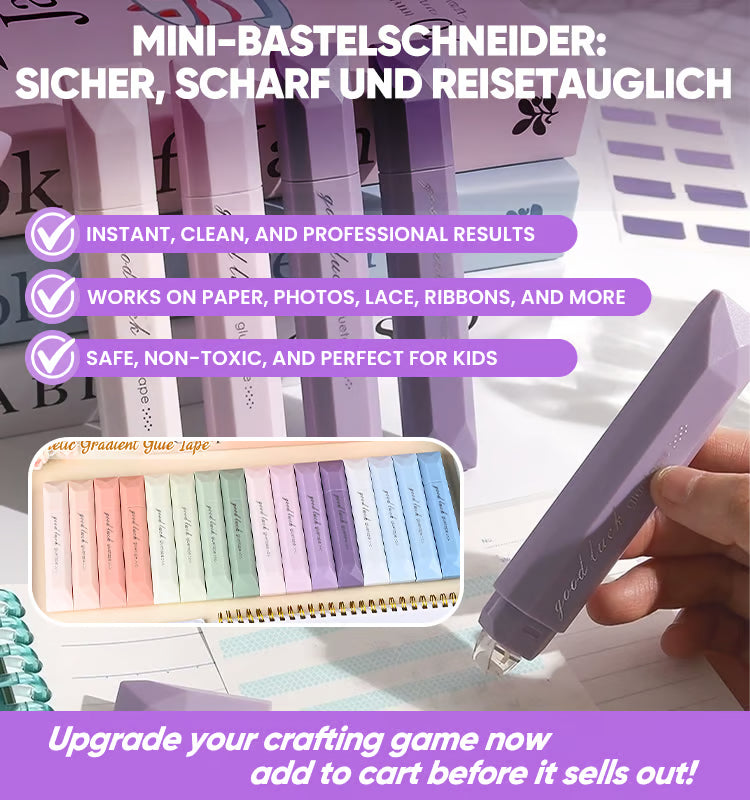 🎅Weihnachts-Sonderangebot – 50 % Rabatt 🌈4er-Pack doppelseitige Klebebandrollen für Bastelarbeiten