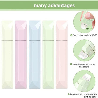 🎅Weihnachts-Sonderangebot – 50 % Rabatt 🌈4er-Pack doppelseitige Klebebandrollen für Bastelarbeiten