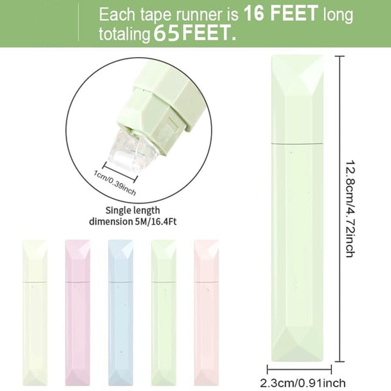 🎅Weihnachts-Sonderangebot – 50 % Rabatt 🌈4er-Pack doppelseitige Klebebandrollen für Bastelarbeiten