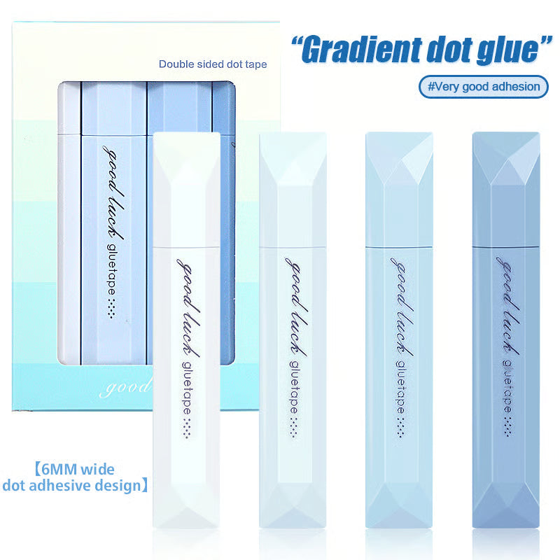 🎅Weihnachts-Sonderangebot – 50 % Rabatt 🌈4er-Pack doppelseitige Klebebandrollen für Bastelarbeiten