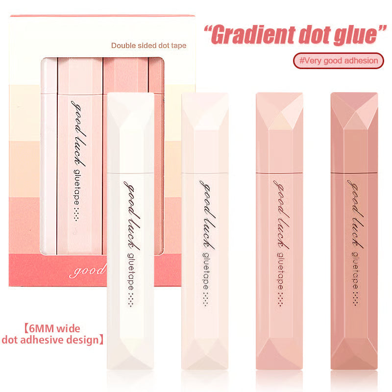 🎅Weihnachts-Sonderangebot – 50 % Rabatt 🌈4er-Pack doppelseitige Klebebandrollen für Bastelarbeiten