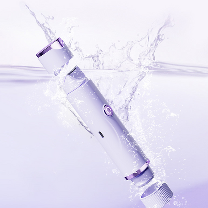 Elektrischer Körperhaartrimmer mit zwei Köpfen: Gesichtsbehaarung, Beinhaare, Haarschnitte – alles mit einem Gerät erledigt