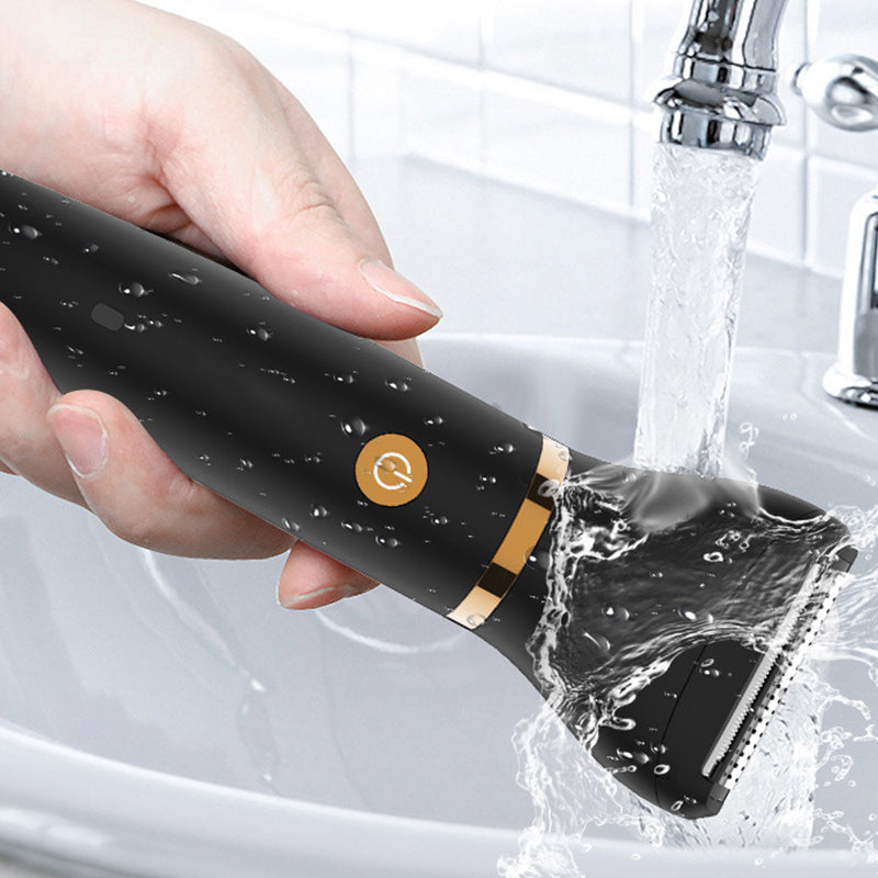 💥 3-in-1-Elektro-Körperhaartrimmer für Männer, kabelloser Intimhaarschneider für Männer, wasserdichter Elektrorasierer