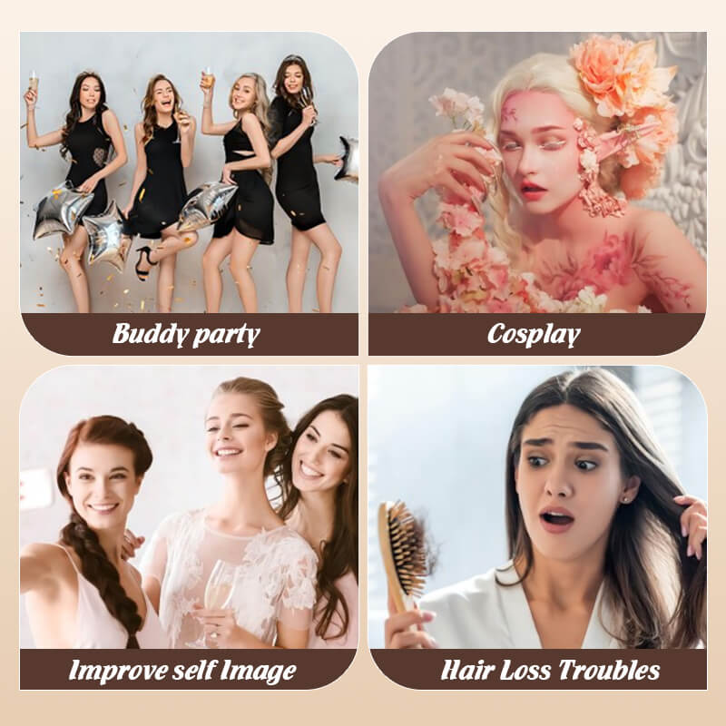 16-Zoll-Ombre-Blond-Spitzenfrontperücken für Frauen, wunderschöne flauschige Perücken mit stumpfem Pony, synthetische Perücken für Partys und den täglichen Gebrauch